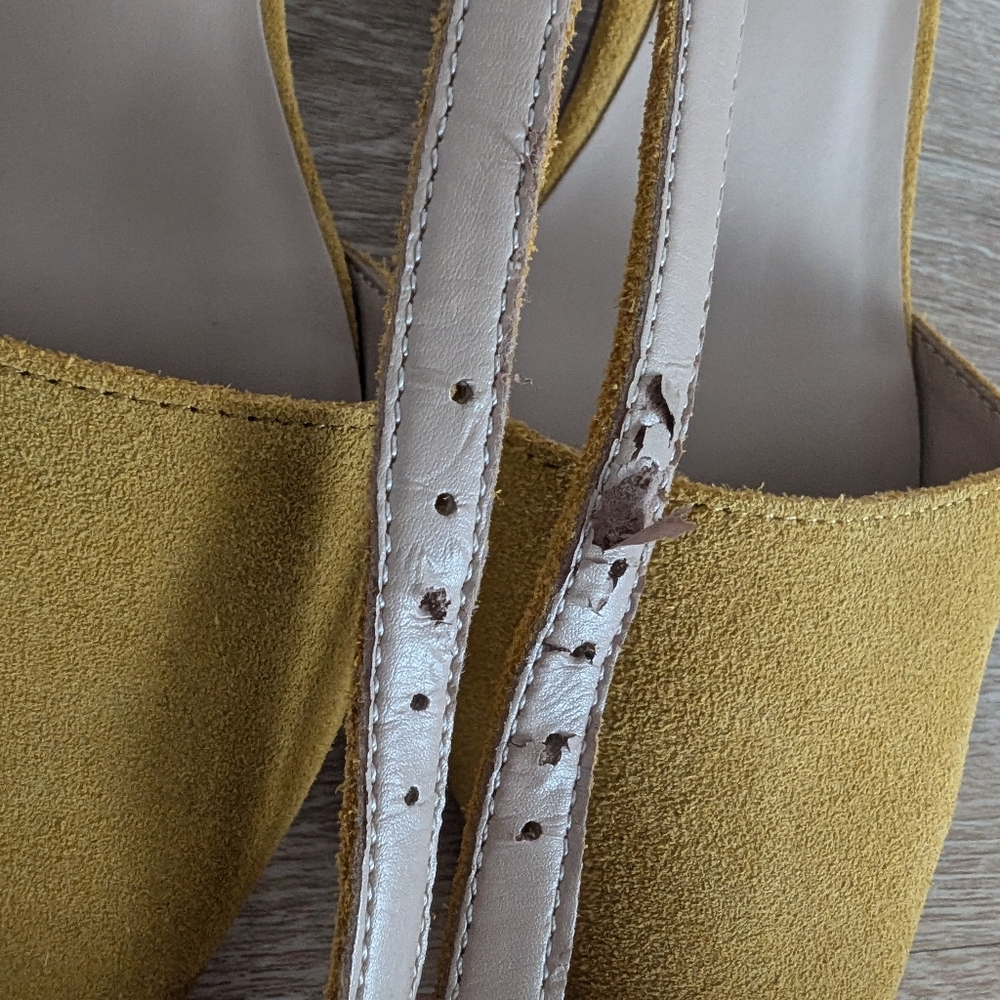 Market & Spruce Madison Suede Ankle Strap Heel Size 7.5 - Picture 11 of 14